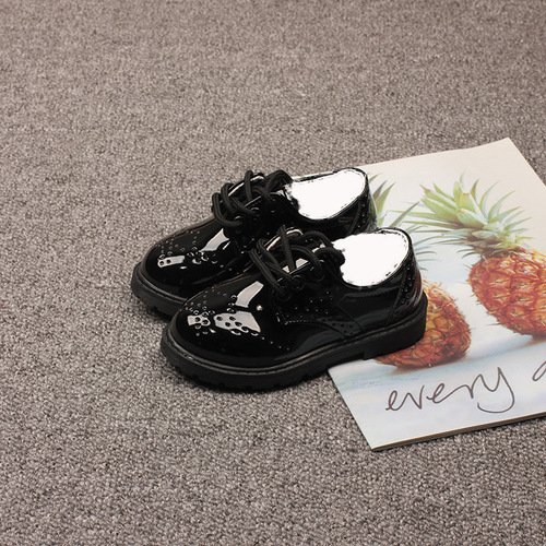 Spring and Autumn New Women and Children's Formal Performance Shoes, Boys' Wedding Children's Shoes, British Style Leisure Direct Sales
