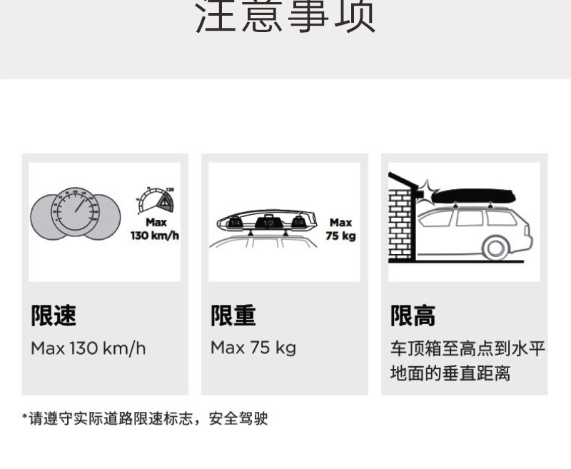 Car Roof Luggage Box SUV Top Carrier Ultra-Thin High Strength