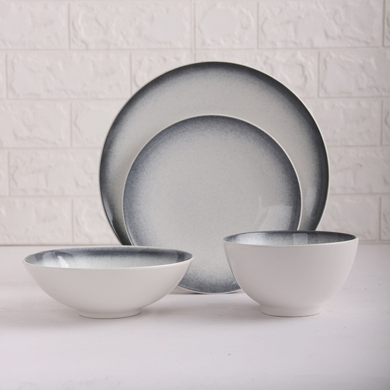 Vajilla de cerámica de estilo nórdico Morden nuevo diseño fácil limpieza vajilla de cerámica