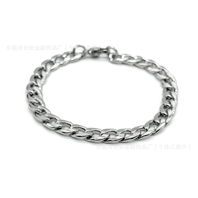 Fashionable universal trend bracelet hip-hop style stainless steel