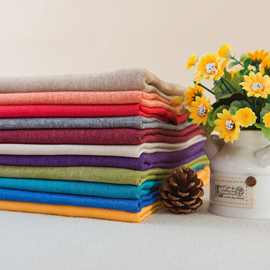 厂家直供 600D加密仿麻 抱枕热销沙发布复合亚麻布料仿亚麻香包布