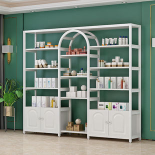 Beauty Salon Maternal and Infant Products Display Cabinet Free Combination Nail Art Bag Display Rack Cosmetic Shelf Shockproof