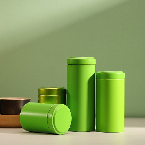 Tea can small metal pocket mini portable travel household airtight round small horse iron tea can