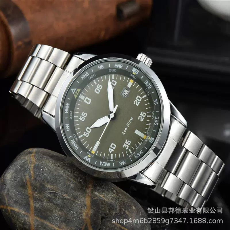 Часы с кварцем, стальной ремень для досуга, AliExpress