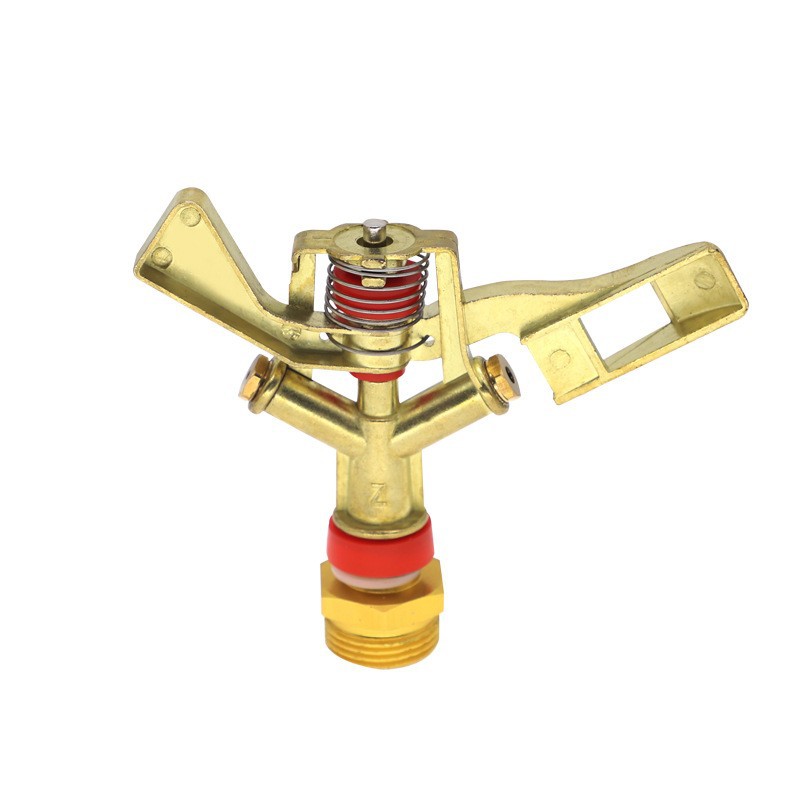 4分360度金属摇摆灌溉降温自动浇花器园林绿化洒水器农用摇臂喷头