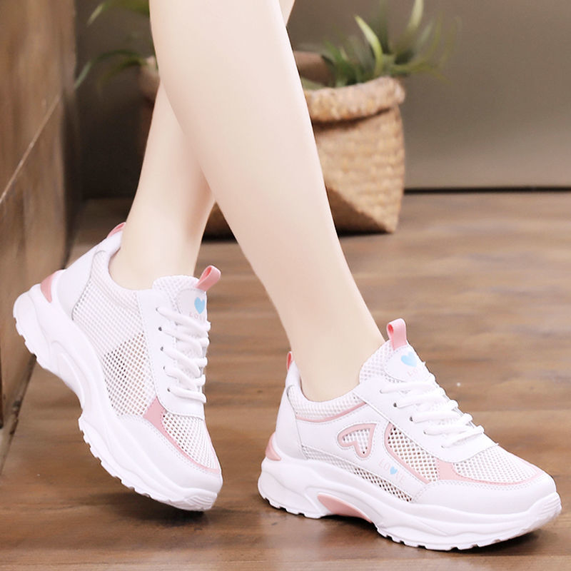 2025 Breathable New Sports Shoes Women's Mesh Shoes Summer Versatile Mesh Soft Sole Casual Women's Travel Shoes Women's Shoes