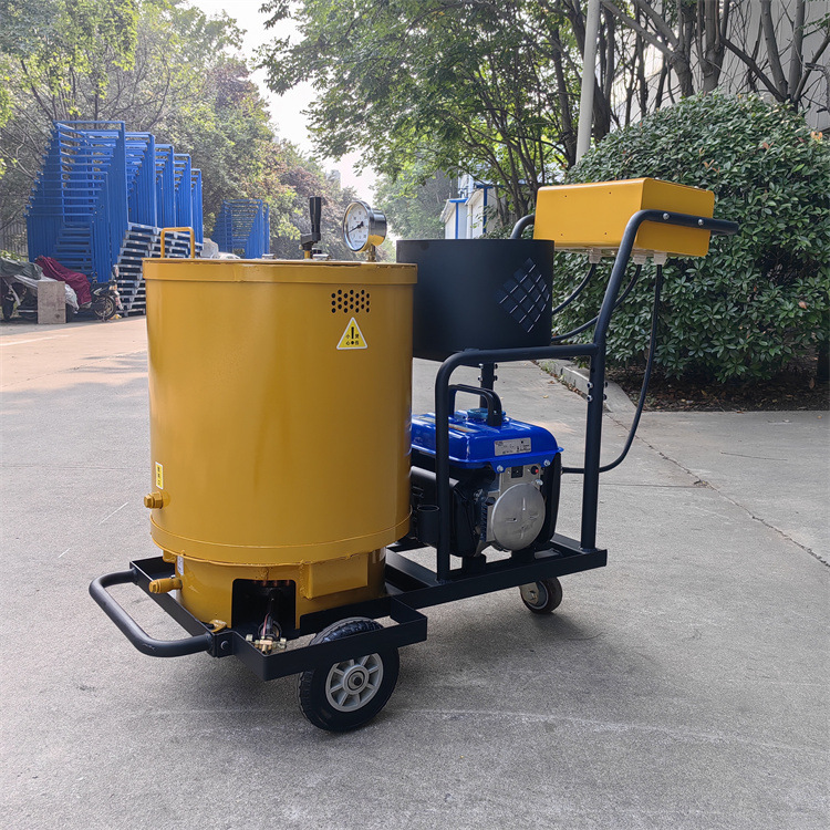 公路路面沥青灌缝机 小型自驾式沥青灌缝机 手推式路面修补灌缝机