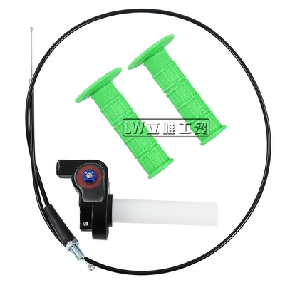 Other brake systems Modified Throttle Cable Handle Grip - throttle-cable-length-90cm-green-grip