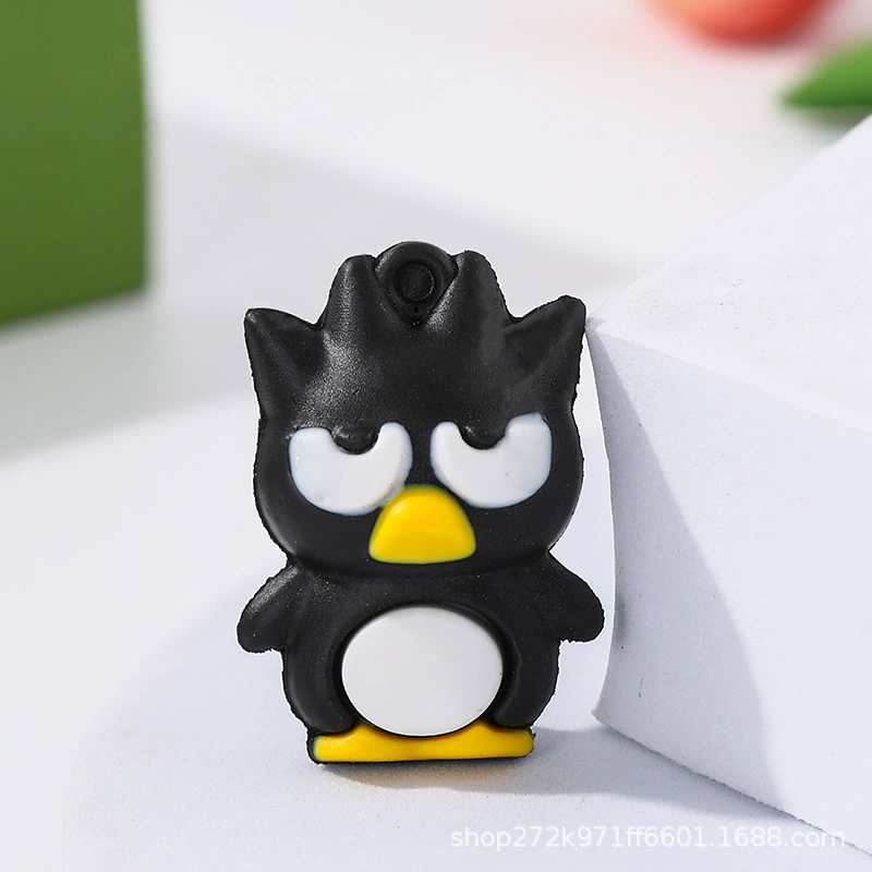 Ключница (Sanrio) кулон из силикона Kuromi, милый рождественский талисман, 3 × 1 × 4 см, assorted