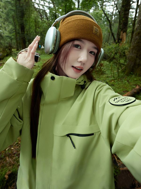 骆他平替抓绒冲锋衣女新秋三合一户外爬山穿搭小个子超看夹克外套|undefined