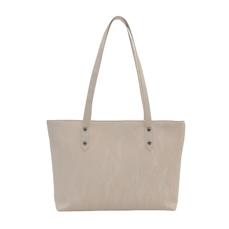 Bolsa de viaje de ocio, bolsa de moda simple de gran capacidad para mujeres, 2024 nuevo bolso de hombro de moda a principios de otoño