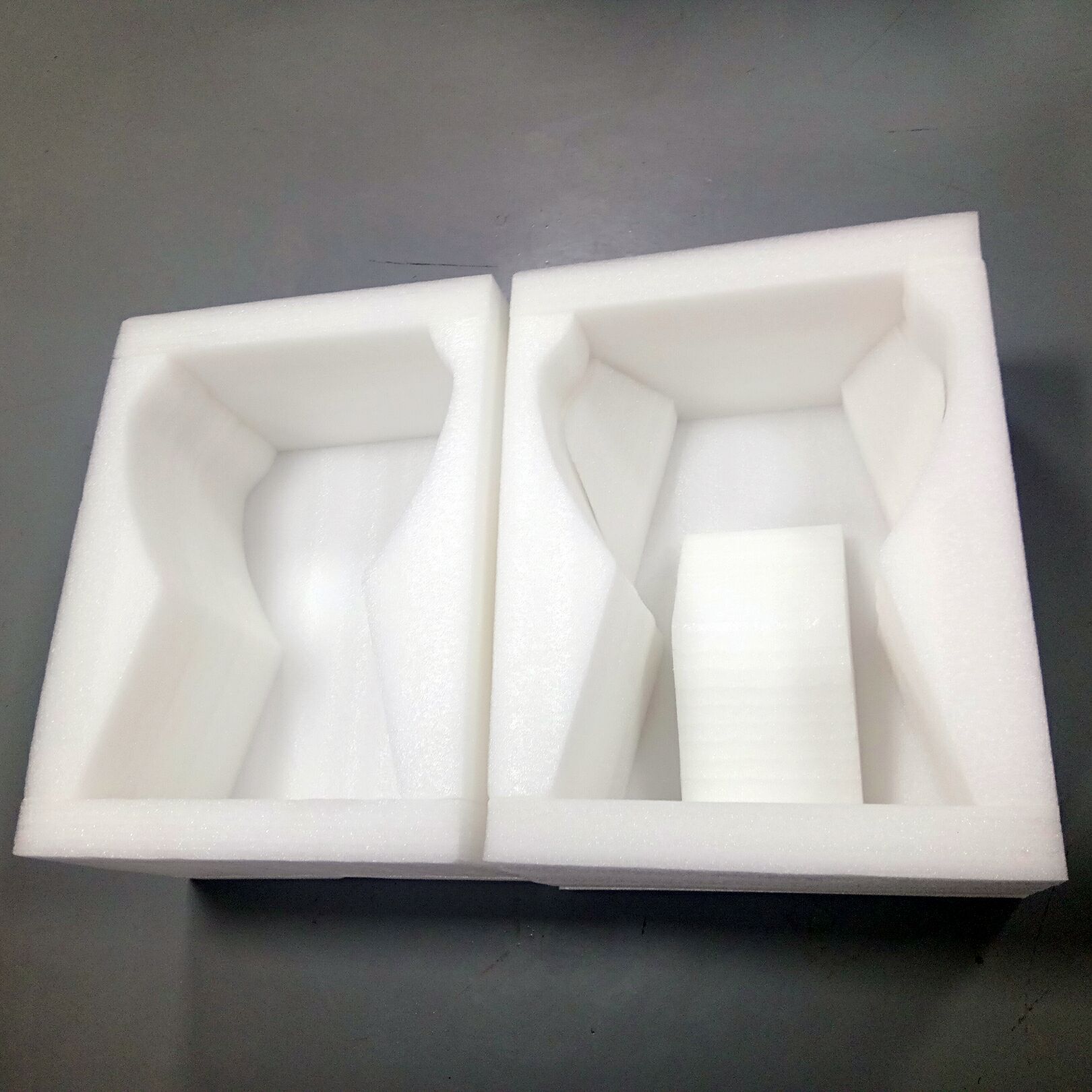 白色EPE珍珠棉内托泡棉包装盒快艇马桶珍珠棉盒快递EPE异型包装盒
