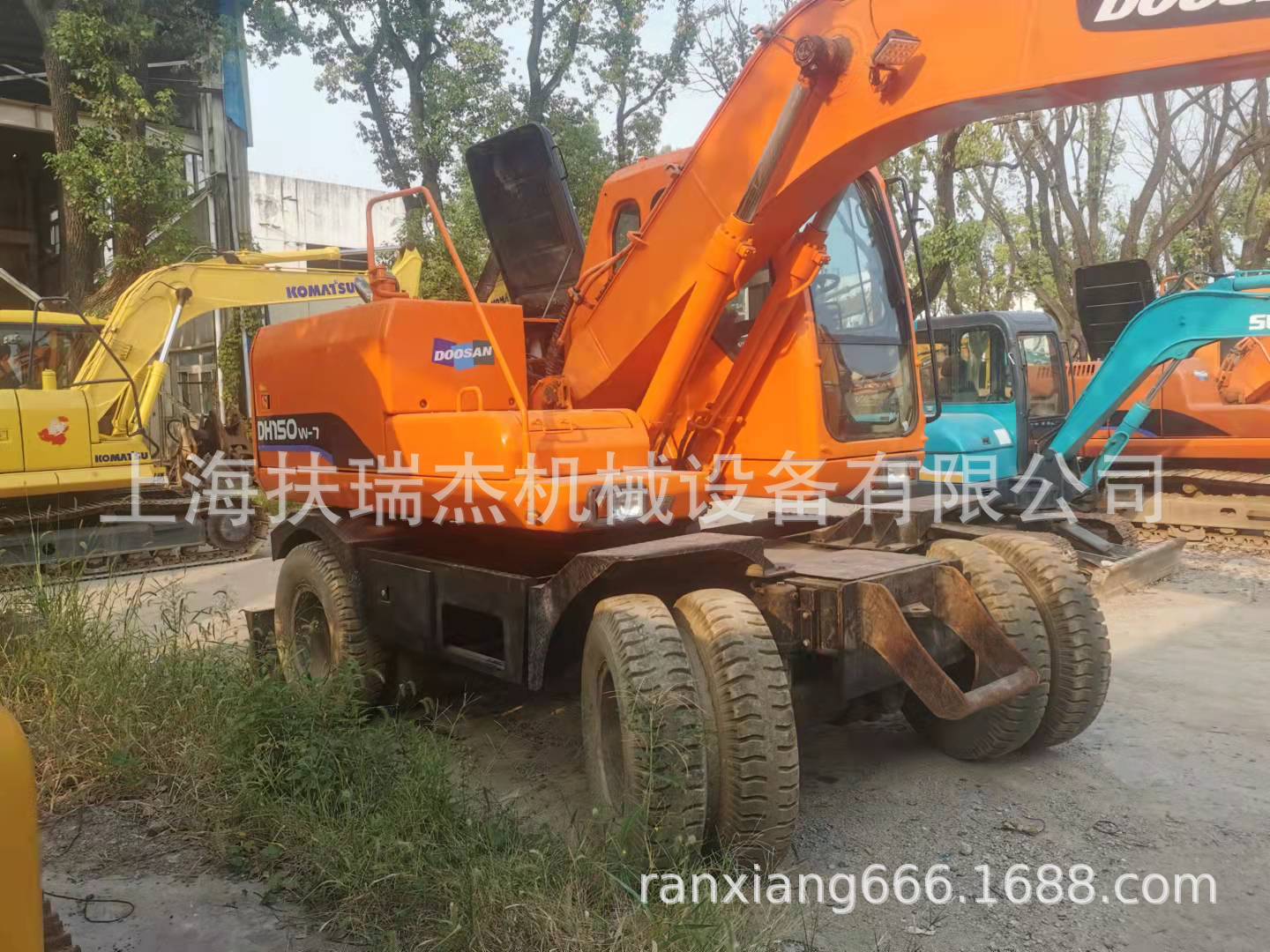 供应斗山DH150W-7挖掘机轮式140-7斗山挖掘机