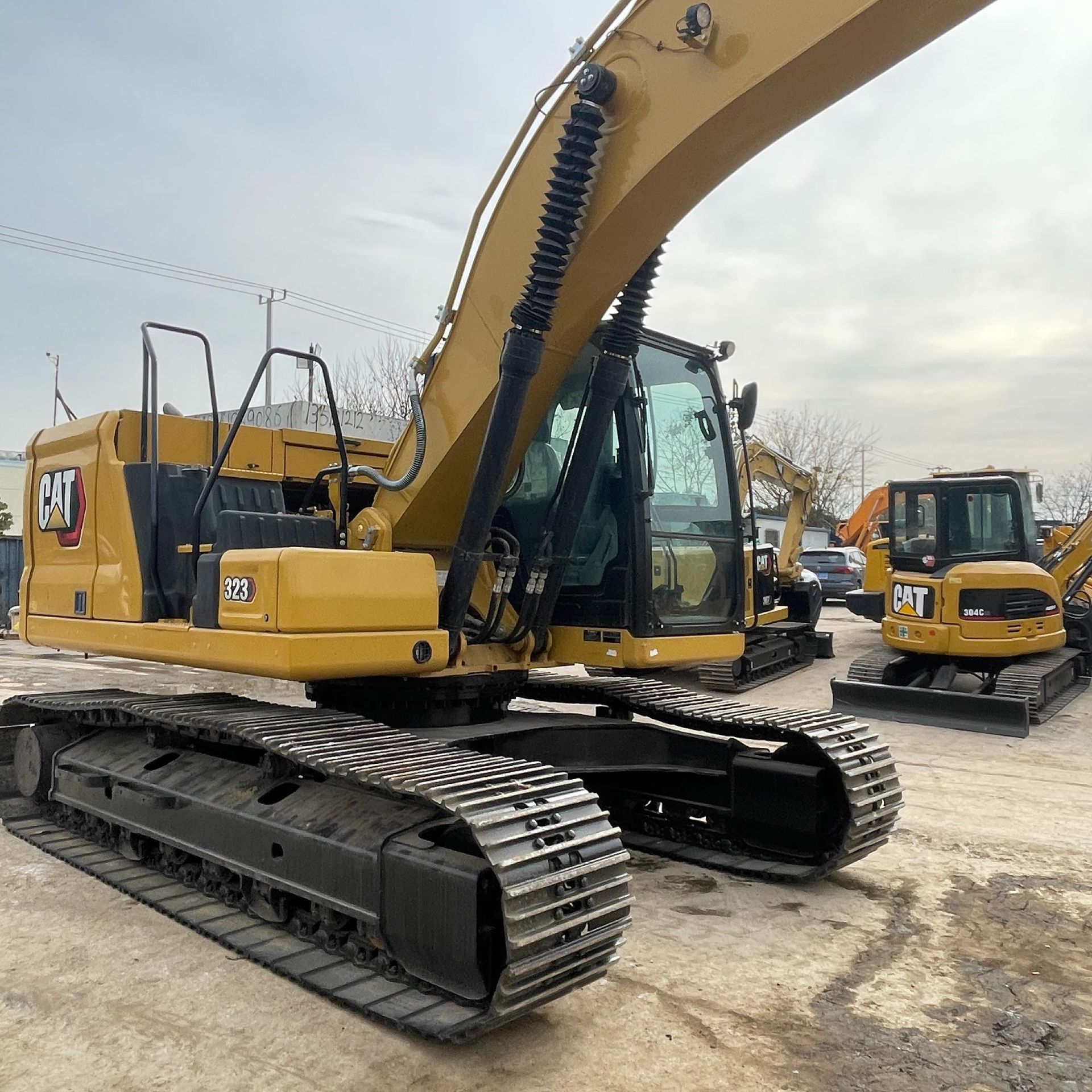 Nuevo excavador usado de la serie de Carter del excavador/el 90% de Caterpillar 323 en fuente común