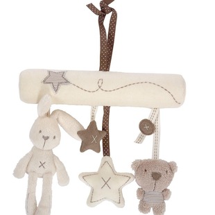 Little Rabbit Car Hanging Bed Bell Bed Hanging Music Bed Hanging New White 0.12