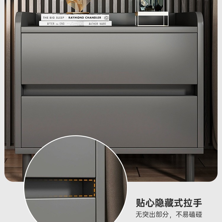 Mesita de noche moderno minimalista Nuevo Hogar dormitorio mesita de noche rack de almacenamiento simple gabinete cabecera pequeño armario