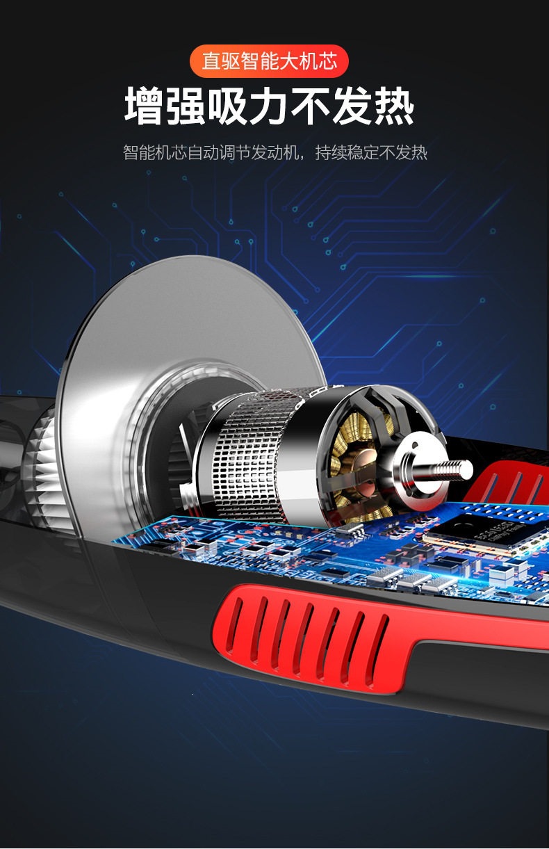 Car Wireless Vacuum Cleaner, Vehicle Vacuum Cleaner, Rechargeable, Dual-Use for Car and Home, Handheld Car Vacuum Cleaner