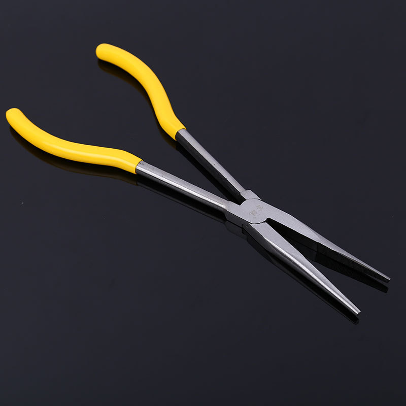 沾塑11寸加长柄尖嘴钳 275mm尖咀钳 长嘴钳