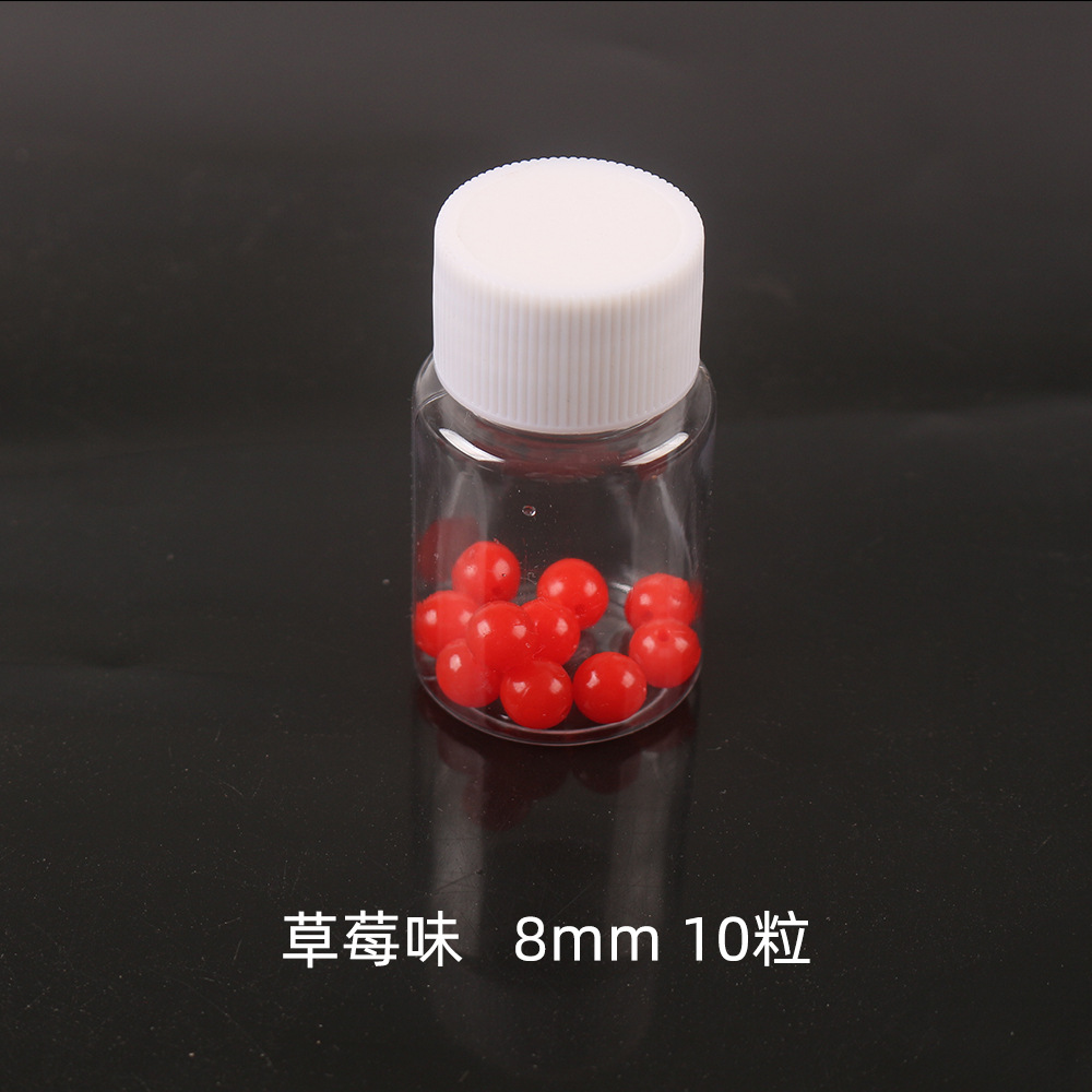 Sabor de maíz perlas flotantes pesca embotellada bola flotante partículas de pesca salvaje gran flotabilidad carpa negra carpa hierba carpa cebo de peces grandes