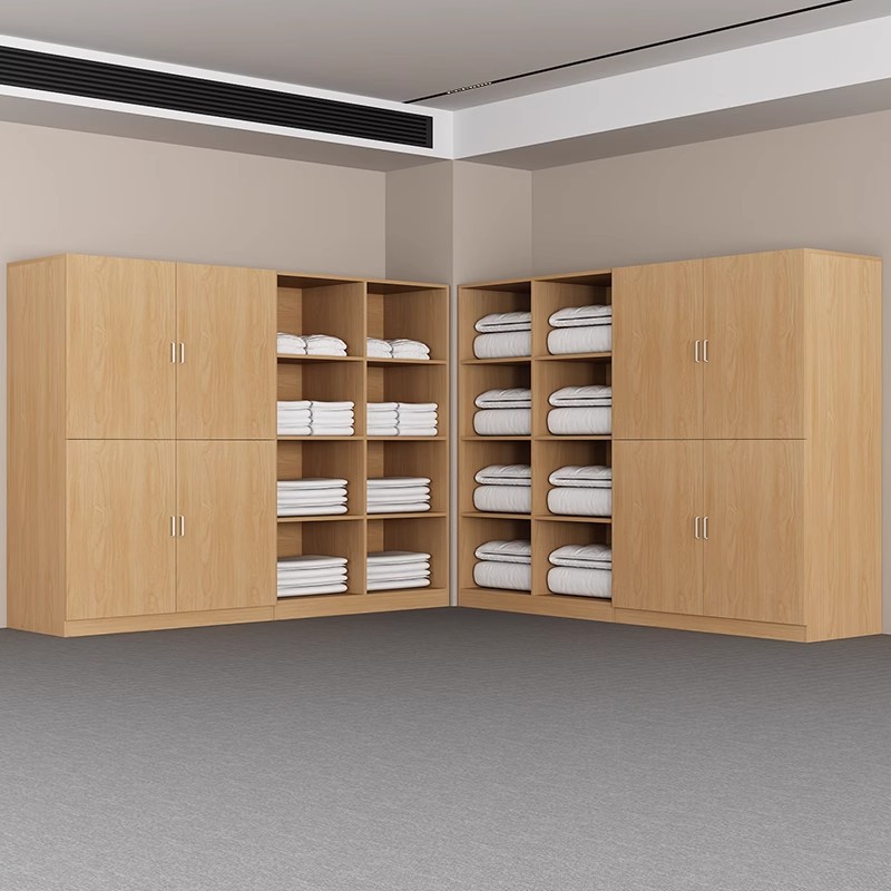 ✅ Apartment Hotel Room Linen Cabinet B&B Hotel Storage Cabinet Locker Sauna Foot Bath Shop Towel Cabinet Locker