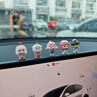 Bubble Mart Sp Car Screen Decoration Ornaments Car Central Control Display Car Doll Trinkets Molly