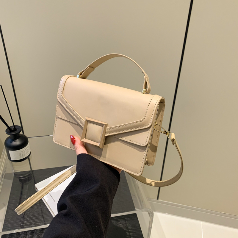 This year's popular small for women 2024 new solid color commuting shoulder crossbody bag fashion street trend handbag_voghion.com