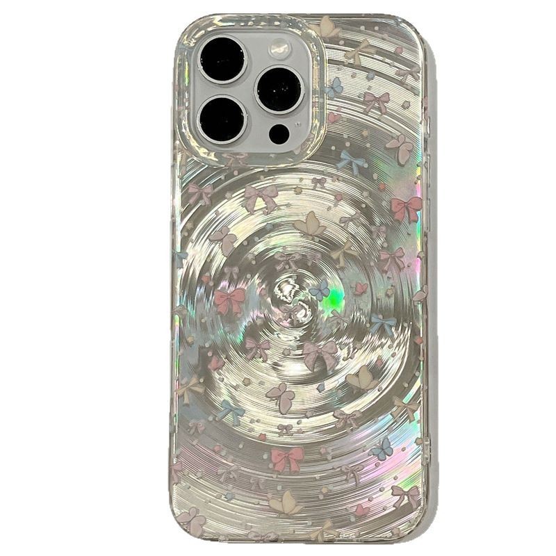 Girl ins color bowknot vlage vórtice para iPhone16ProMax Apple 15/14 funda para teléfono móvil 13 nuevo