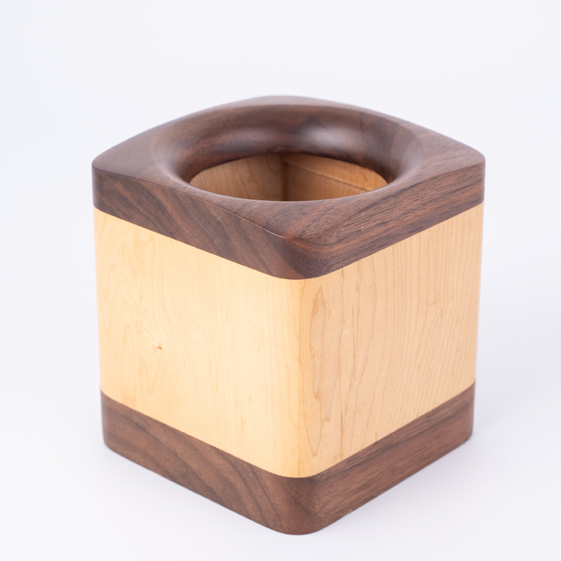 Maßgefertigtes, leeres Gehäuse aus Massivholz für tragbare Bluetooth-Lautsprecher, DIY-Audiozubehör, dekorative Verarbeitung_voghion.com