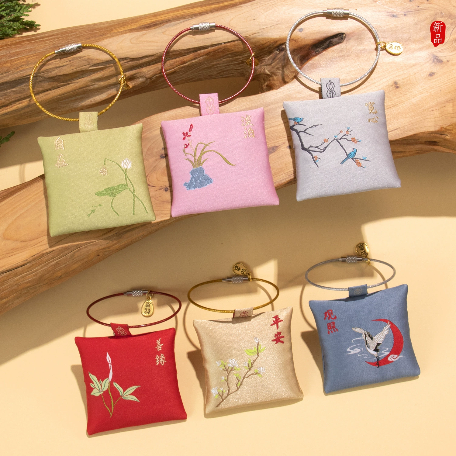 Брелок саше кулон ткань тканая вышивка Саше античный Саше на складе оптом