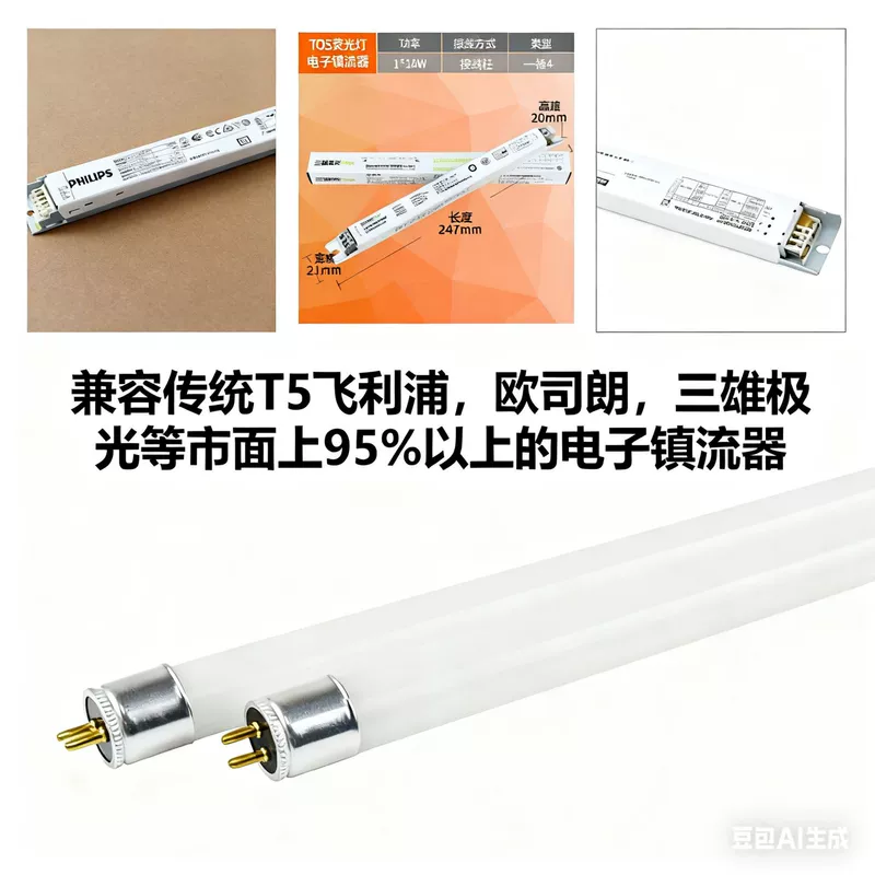 LED-лампа T5 HE для электронного балласта высокая светоотдача
