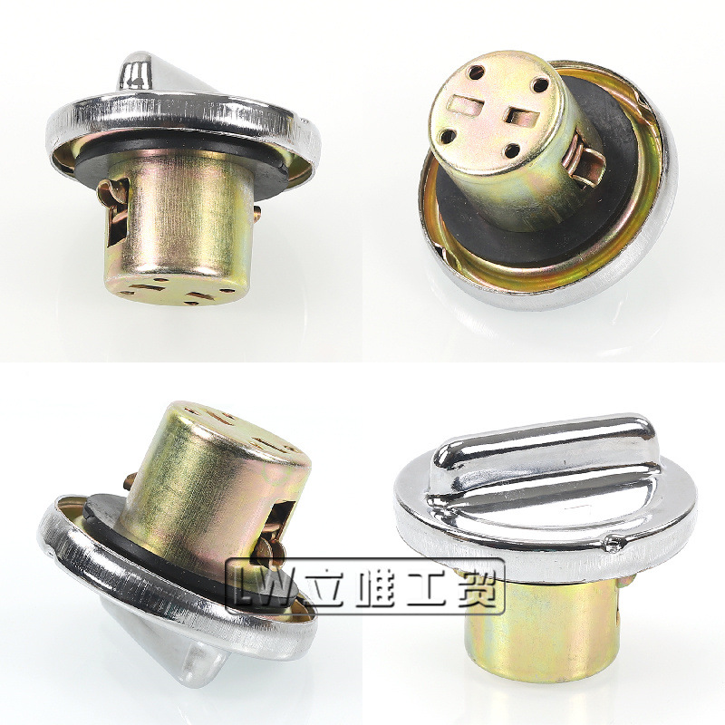 Sand Vehicle Water-Cooled ATV Go-Kart Spiral Fuel Tank Cap Compatible GY50-250cc Iron Fuel Tank Cap Fuel Can Cap