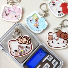 卡通猫咪可爱摇摇乐kt高颜值钥匙扣少女心包包挂件配饰闺蜜礼物