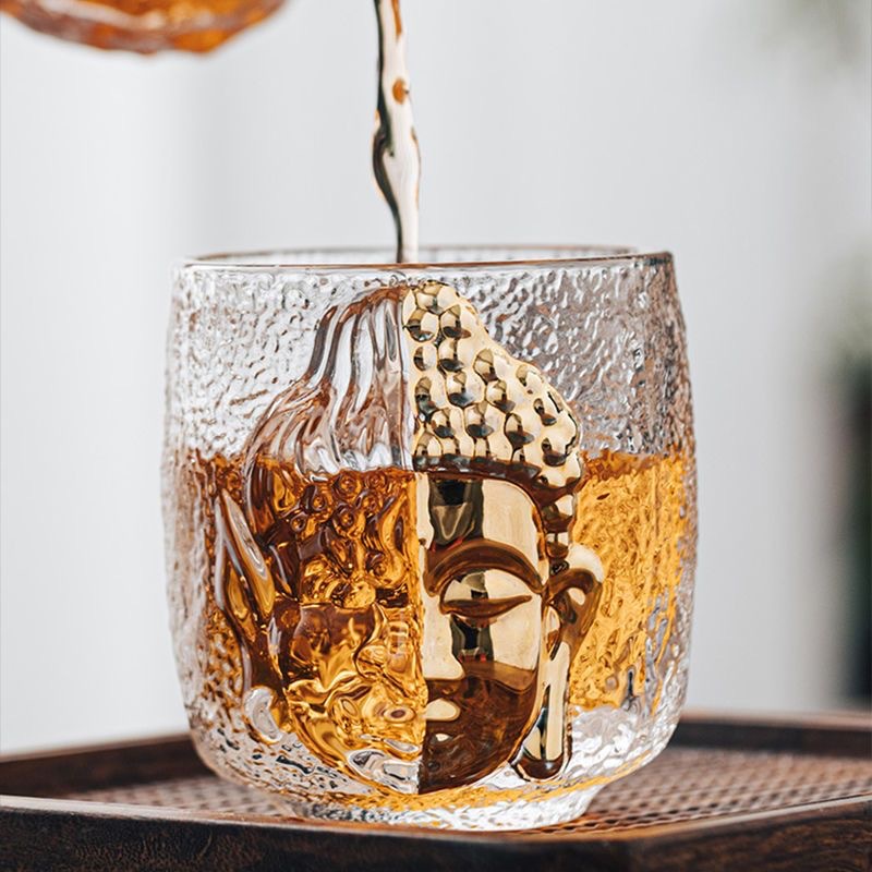 一念杯男士主人杯加厚品茗建盞藝術創意功夫茶道杯敦煌一念神魔杯