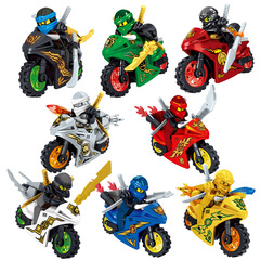 31050同モデルの幻影忍者バイクの子供を積み木の子供のおもちゃ国クール61015袋入りにした