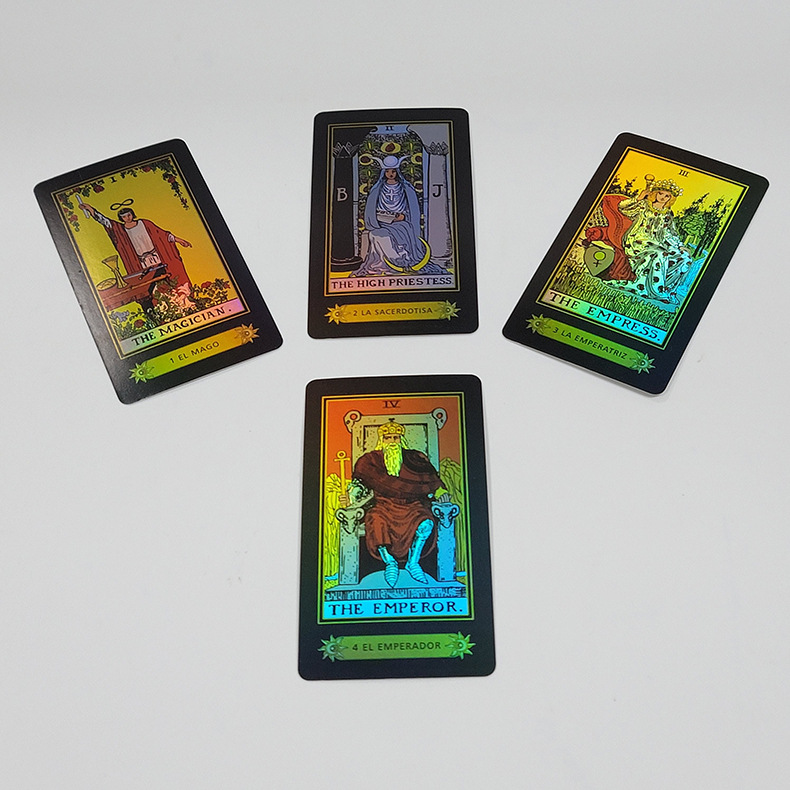Neue Little Knight Spanische Tarot Orakelkarten Für Partyspiele_voghion.com
