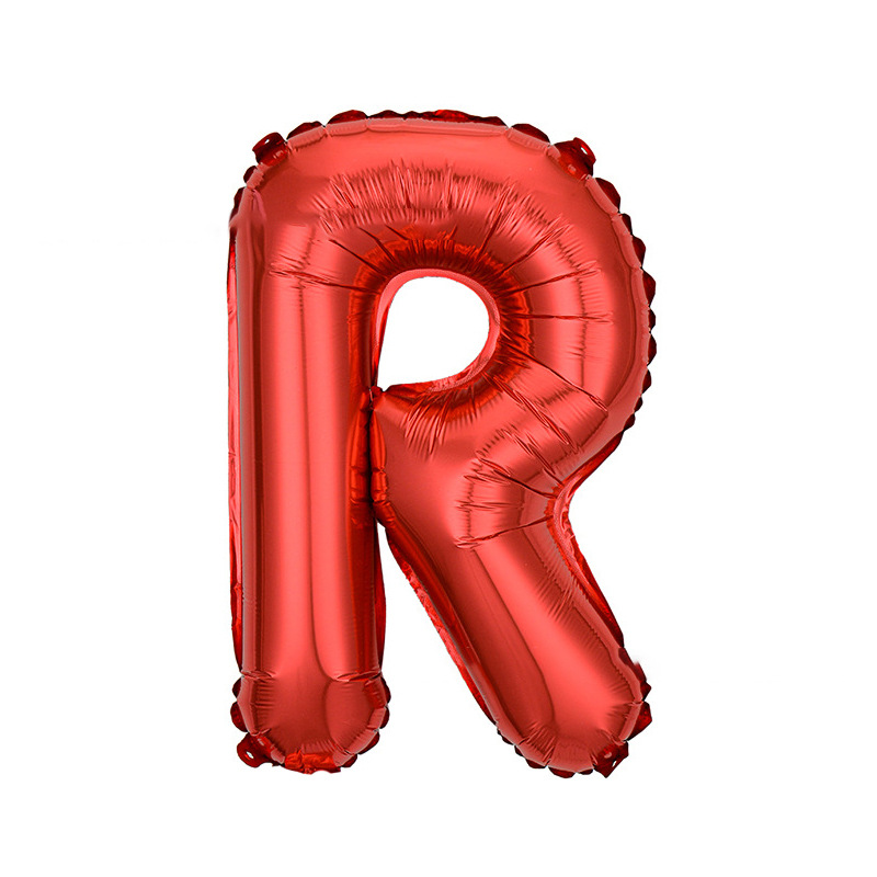 16 pulgadas letras inglesas globo rosa oro oro plata película de aluminio fiesta de cumpleaños fábrica al por mayor letra fiesta
