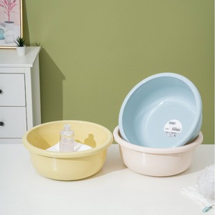 Meisel 6032 Household Plastic Washbasin Large, Medium and Small Washbasin Laundry Basin Vegetable Basin Environmentally Friendly Thickeneded Basin
