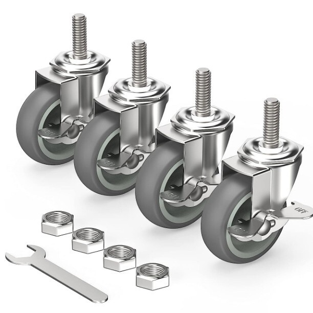 3inch Lightweight Tpr Screw Brake Set Cross-Border E-Commerce Specially Provided for 3/8*25 Inch Screw Lightweight Casters 3inch Lightweight Tpr Screw Brake Set Cross-Border E-Commerce Specially Provided for 3/8*25 Inch Screw Lightweight Casters