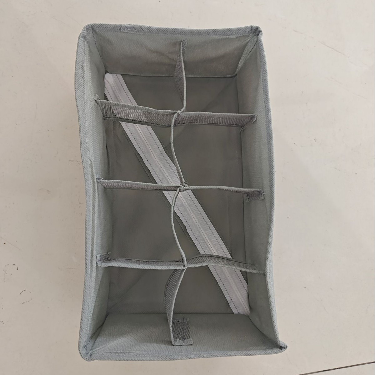 Yunxi vida cajón ropa interior calcetines almacenamiento artefacto hogar tres en uno plegable caja de rejilla de tela caja de organización