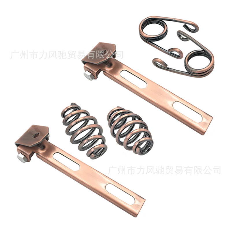 Adecuado para Harley modificado cojín primavera soporte asiento cojín soporte asiento bolsa primavera soporte marco bronce asiento cojín