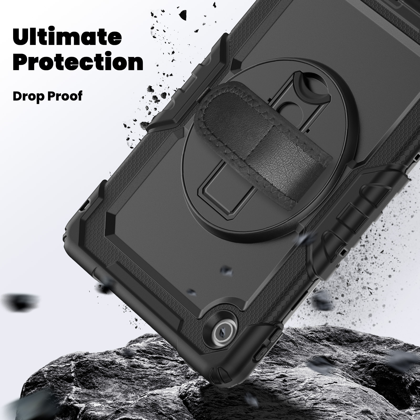 Lenovo Tab 10.1 TB311XU保護カバー昭陽K10Cストラップ付きシリコンPC転倒防止ケースを適用