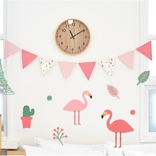 Korean-style Cartoon Triangle Colored Flag Pull Flag Holiday Decorative Colored Flag