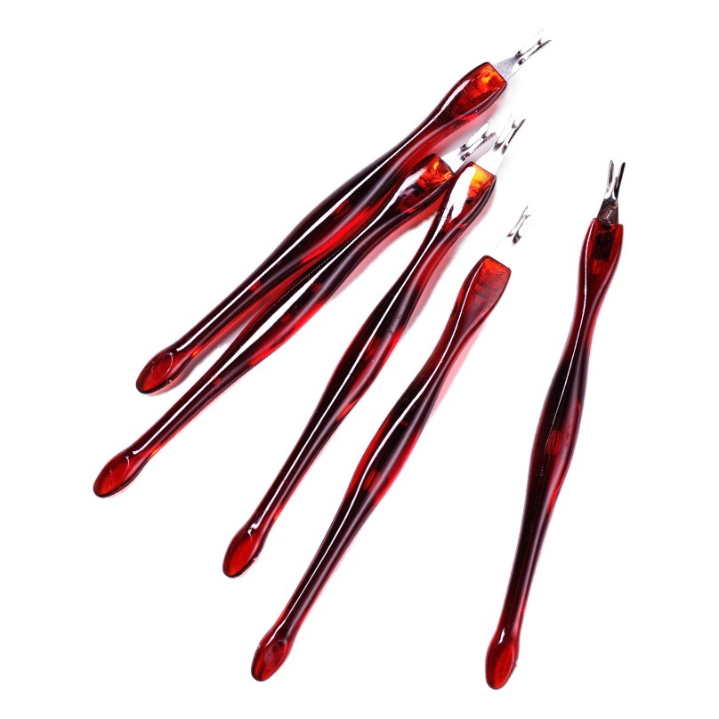 Nail tools dead leather fork triangle fork stainless steel dead skin knife exfoliating dead skin shovel exfoliating dead skin tools wholesale