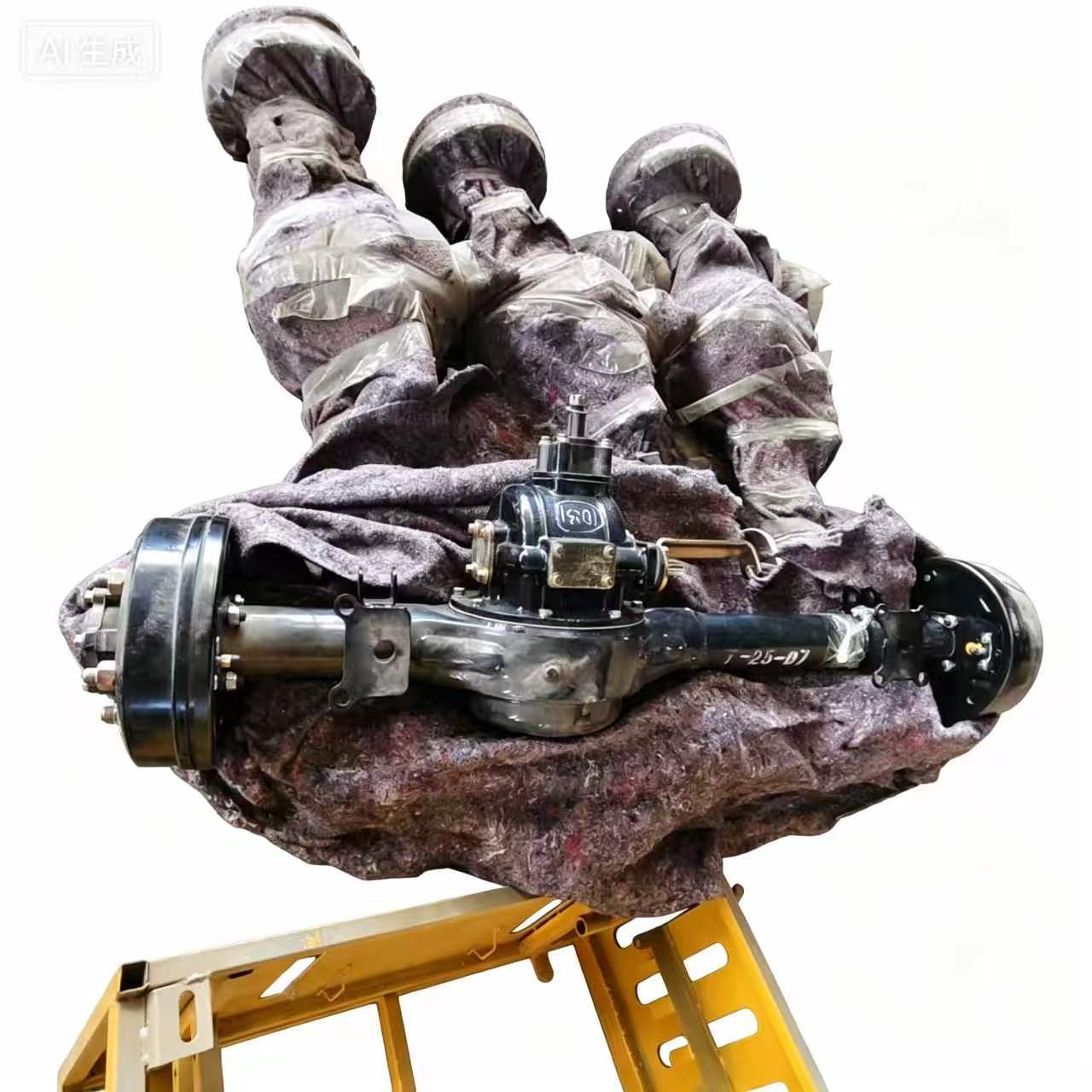 Three-Wheel Motorcycle 160 Drum Brake Non-Shifting Rear Axle Assembly Wholesale and Retail In-Stock Supply Front and Rear Axles