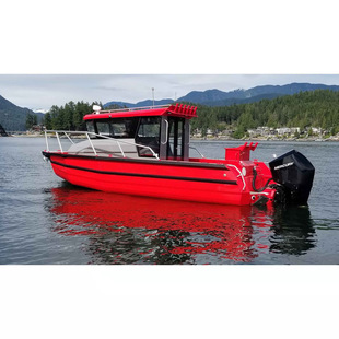 Qingdao factory direct aluminum alloy fishing boat speedboat cruise boat small yacht red certificate aluminum alloy boat
