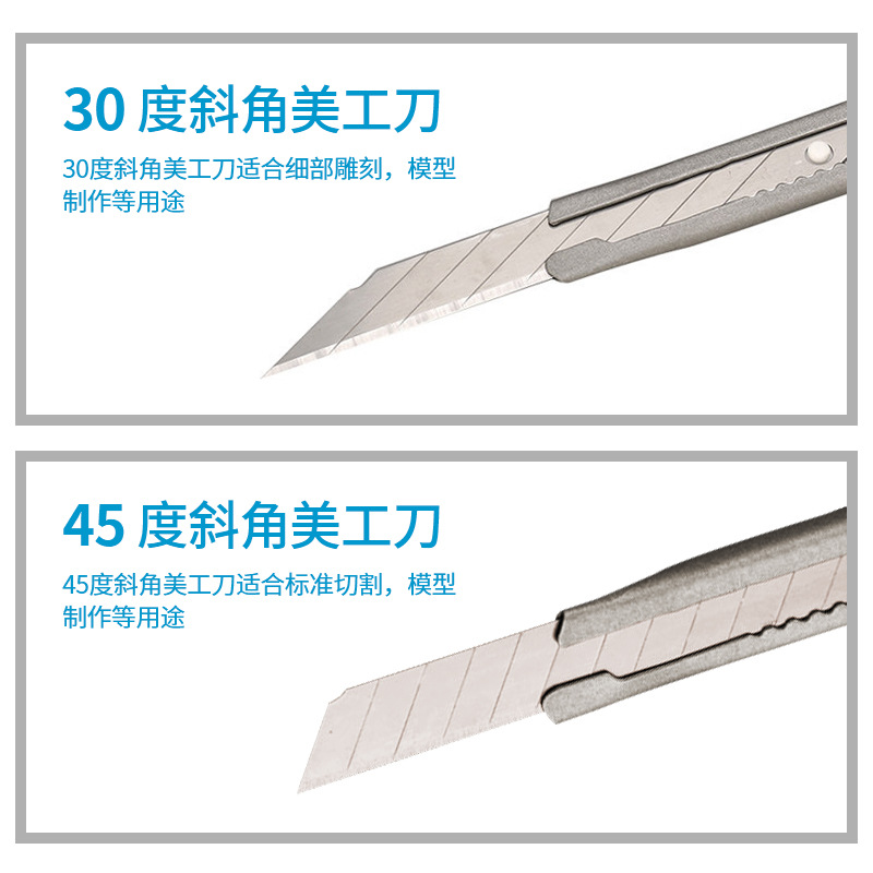 Lion Beauty Craft Knife, Small Model, High-Carbon Steel, 45-Degree Angle Carving Knife, 30-Degree Pencil Sharpening Knife, Unboxing, Replaceable, Portable Knife