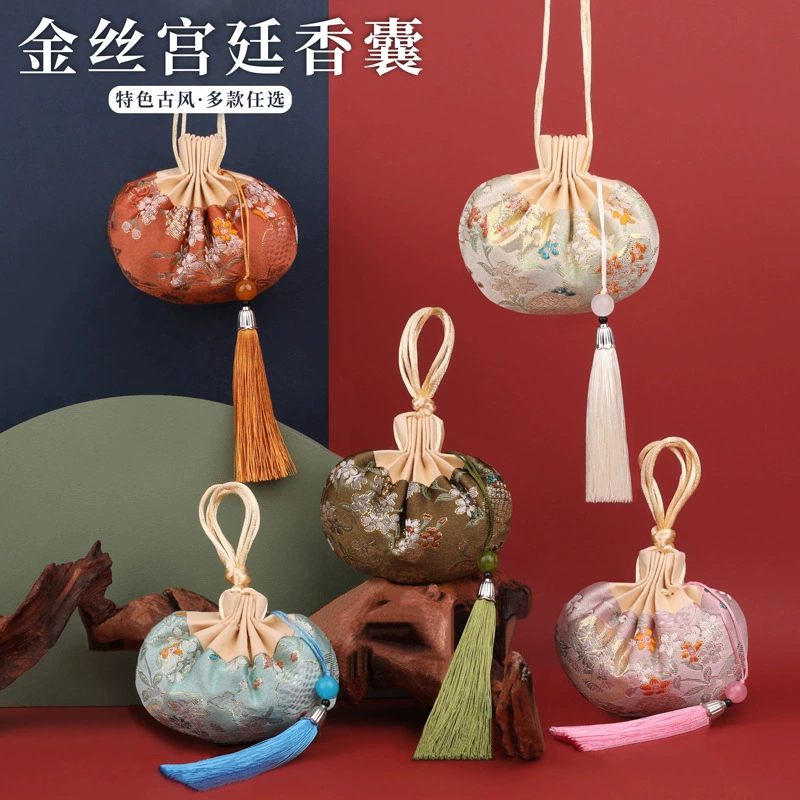 Фабрика оптом Саше мешок шкаф кулон Саше хлопок и лен Саше Мешок Китайская медицина маленький чайный пакетик спальня упаковка мешок пустой мешок