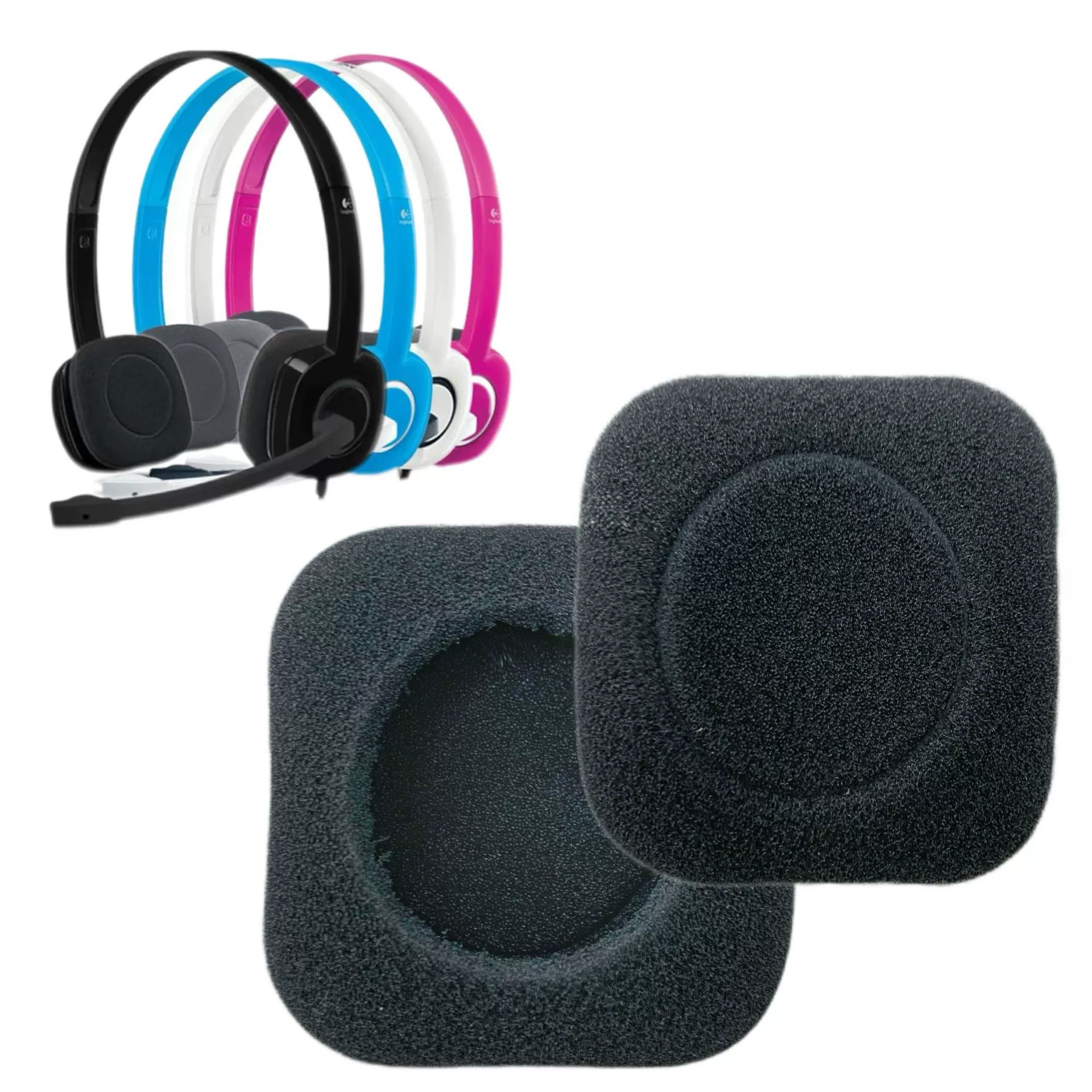 Подходит для чехла из губки Logitech H151 чехол для Logitech H150 ушный ватный чехол H130 H250 ушной наушник защитный чехол