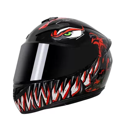 Seasons, Rider Electric Vehicle Helmet, Dropshipping | Motorcycle Safety Supplies - foreign-trade-model-red-venom-black-mirror-s