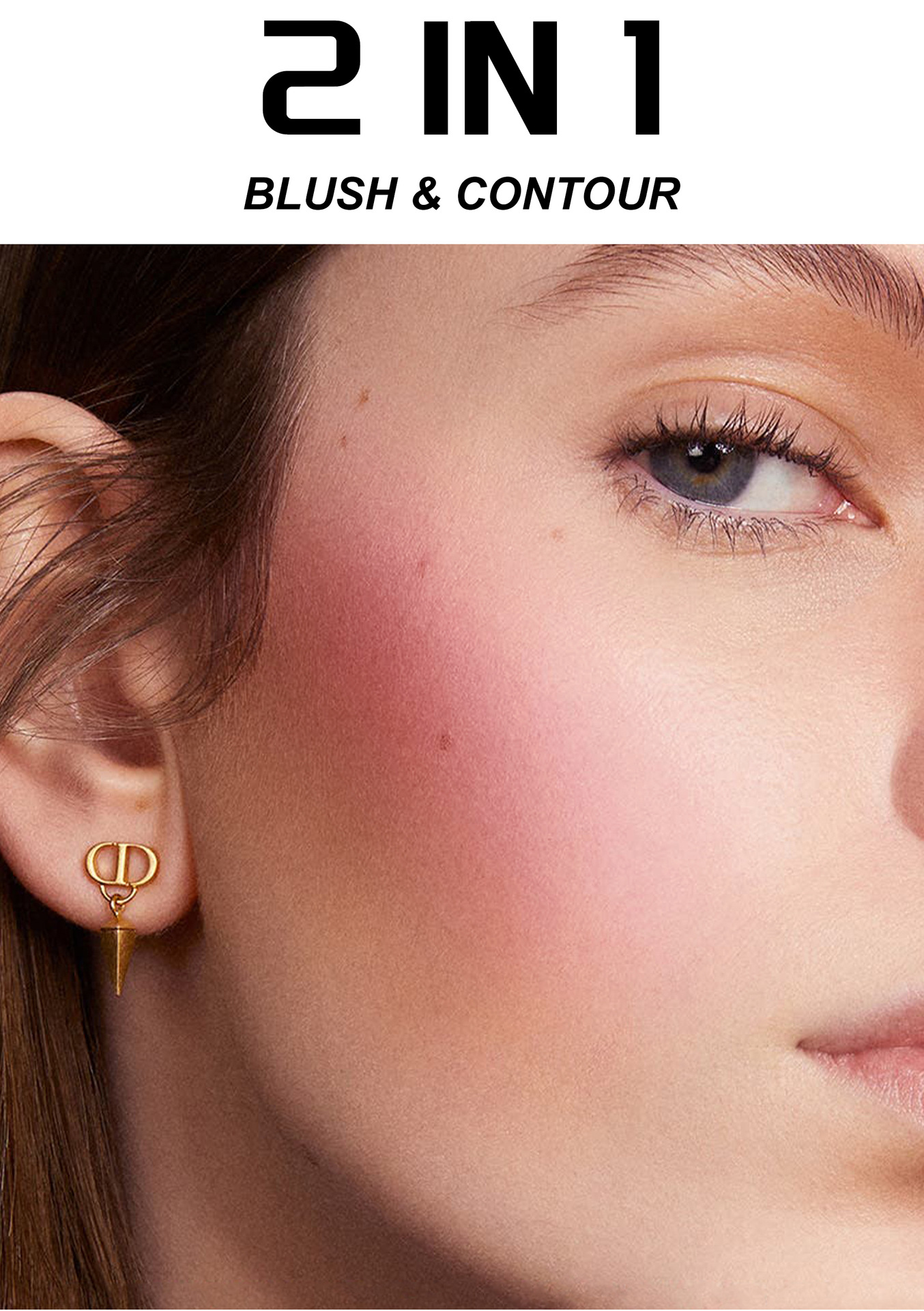 Cross-border 12-color tin box Blush palette, multi-purpose handaiyan Concealer Highlighter Contouring Palette Matte Blush Cream Specification drawing